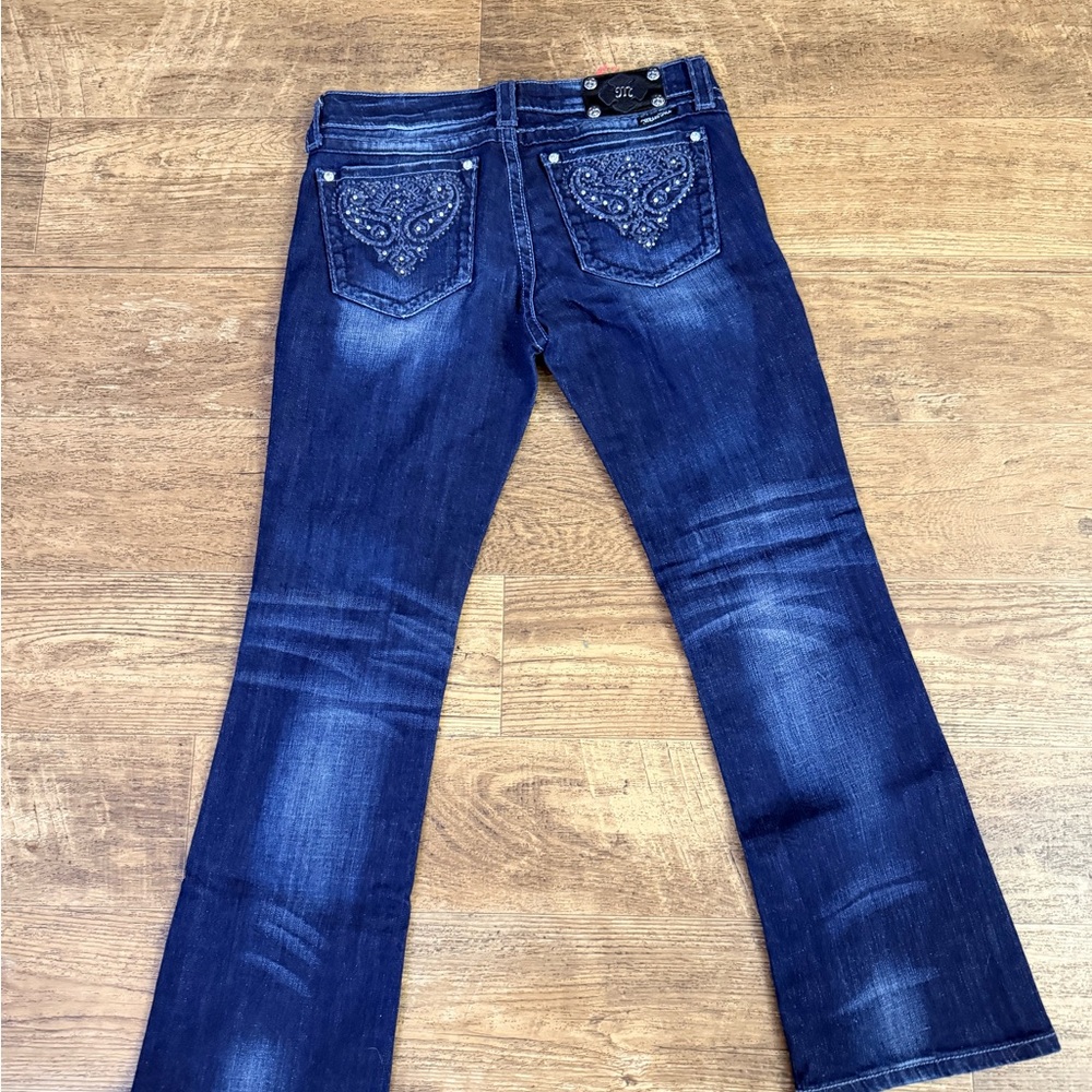 Miss Me Dark Blue Denim Jeans - Picture 4 of 6